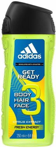 Adidas sprchový gel 3v1 Get Ready 250ml